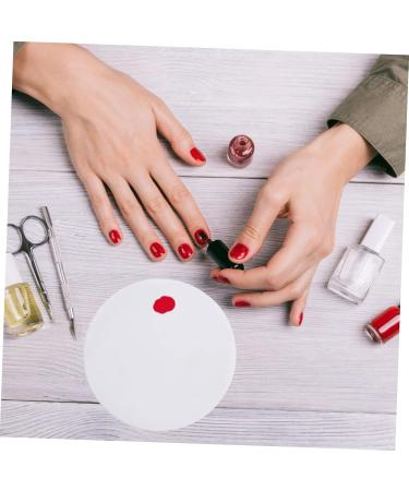 Buy EXCEART 10pcs Nail Polish Palette - Manicure Display Tools & Color Dishes for Nail Art - White Glue Board Mix - 9.5x9.5CM - International Shipping Available - Buy Online on GoSupps.com