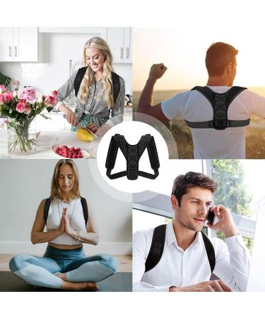 NewX Posture Corrector for Men & Women - Adjustable Upper Back Support Brace & Clavicle Straightener for Neck & Shoulder Pain Relief - Buy Online on GoSupps.com