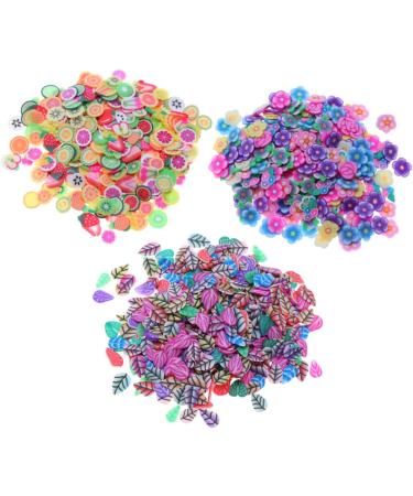HAPINARY 3 Packs Clay Slices Fruit Slices for Nail Art Nail Art Decoration Nail Art Slices Polymer Clay - Buy Online on GoSupps.com