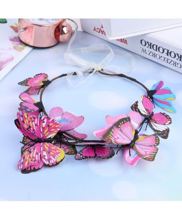 Lurrose Butterfly Headband - Fairy Hairdress for Halloween Parties & Photos | Mixed Colors - Buy Online on GoSupps.com