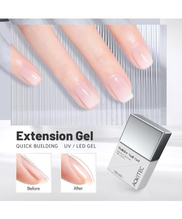 Aokitec 7-in-1 White Builder Nail Gel 15ML - Nail Strengthener, Extension & Rhinestone Gel - Soak Off UV LED Gel - Buy Online on GoSupps.com