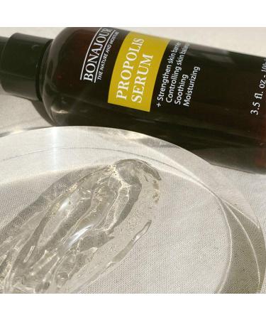 BONAJOUR Propolis Serum - Natural Propolis Extract Soothing Gel for Sensitive Skin - 3.5 fl.oz | Anti-Acne, Moisturizing, Soothing, Nutrition - Buy Online on GoSupps.com