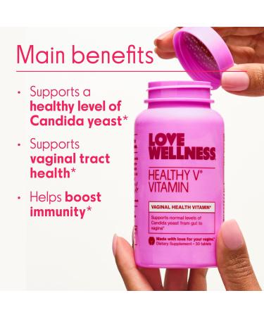 Love Wellness Good Girl Probiotics and Healthy V Vitamin | Womens Wellness Duo | Womens Probiotics Supplements for pH Balance and Vaginal Health - Buy Online on GoSupps.com