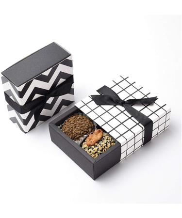 HARPERJOAN Candy Box 5PCS Party Birthday Sugar Almond Wedding Candy Box Holding Gift Biscuit Box Black And White Simple Style (Color : Deep Sapphire) (Color : Fluorescence Yellow) - Buy Online on GoSupps.com