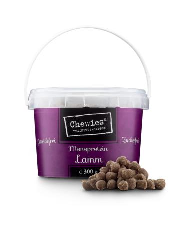 Chewies training bats lamb - monoprotein snack for dogs - 300 g - cereal -free & sugar -free - soft treats for dog training - Hypoallergen lamb 300 g (1 Pack)