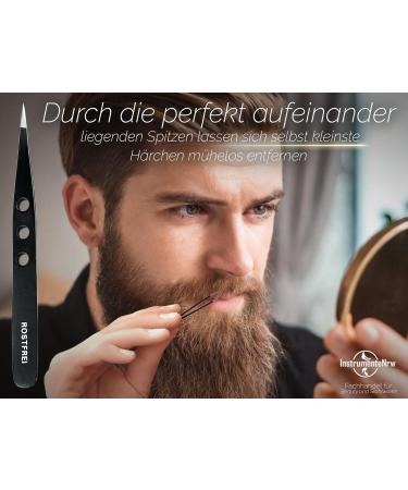Professional Pointed Tweezers - 9.5 cm Beauty & Hair Plucking Tweezers for Precision | International Shipping Available - Buy Online on GoSupps.com