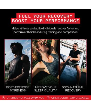 Cheribundi Tart Cherry Gummies Pure | Performance for Maximum Recovery with 25 Tart Cherries | Powerful Antioxidant Support Non-GMO Gluten-Free Vegan | 20 Calories per Serving | 60 Count Pure 60 Count (Pack of 1) - Buy Online on GoSupps.com