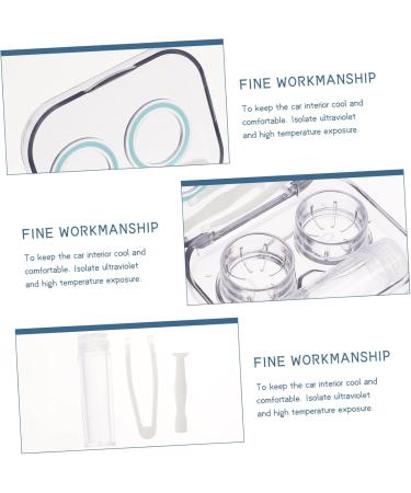 Homsfou 4 Series Colored Contact Lens Container - Travel Cosmetic Bag & Holder for Eye Care - Buy Online on GoSupps.com