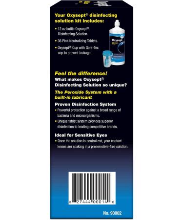 Oxysept Disinfecting Solution Neutralizer Ultracare Formula 12 oz. (1 count) - Effective Disinfection Solution - Buy Online on GoSupps.com