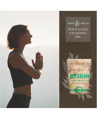 Organic Brahmi Capsules - 200 Vegan Capsules | 1000mg Bacopa Monnieri - Pure Organic Quality & Natural Ingredients - No Additives - Buy Online on GoSupps.com
