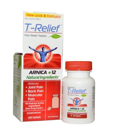 T-Relief Pain Relief 13 Natural Medicines Tablets 100 ea