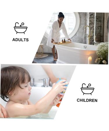 2pcs Cartoon Bath Balls - Exfoliating Body Wash Sponge & Loofahs for Kids | Cute Bathing Supplies - Buy Online on GoSupps.com