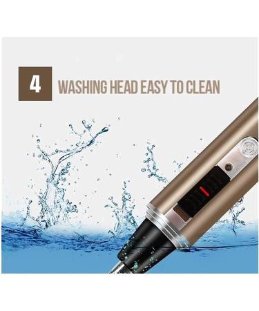 USB Rechargeable Ear and Nose Hair Trimmer - Waterproof Dual Edge Blades for Men & Women | Professional Hair Clipper (Brown - Buy Online on GoSupps.com