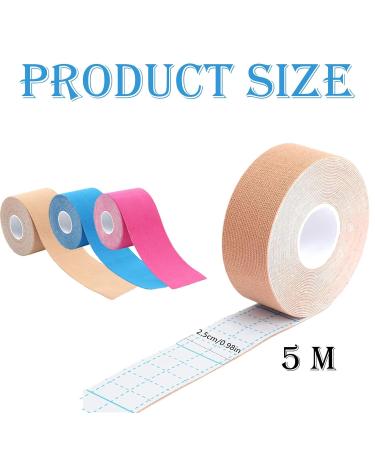 3 Rolls Face Tape Anti Wrinkle Face Tape Face Lift Tape (500cm*2.5cm) Face Eye Neck Lift Tape Multifunctional High Elasticity Forehead Frown Facial Lip - Buy Online on GoSupps.com