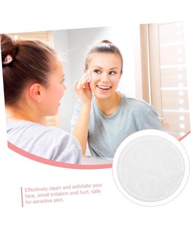 POPETPOP 1 Round Cotton Pad Cotton Makeup Remover Pads Exfoliating Disposable Cleaning Face Pads Cosmetic Cotton Pad Make up Remover Pads Cotton Pads Pure Cotton White Cleaning Wheel Care - Buy Online on GoSupps.com