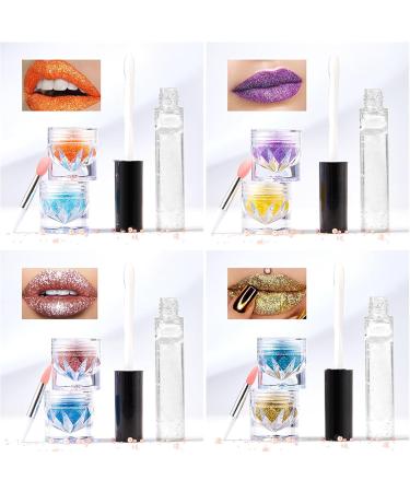 CHAKAE 2 Colors Lipstick Set - Lip Gloss Lipstick - Lip and Nail Makeup Powder - Buy Online on GoSupps.com