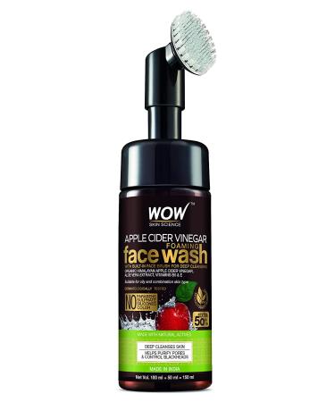 WOW Apple Cider Vinegar Exfoliating Face Wash | Foaming Hydrating Cleanser 100ml - Buy Online on GoSupps.com