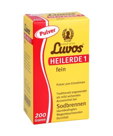 Luvos Healing Clay for Heartburn Relief - 200g Fine Powder | Natural Remedy | International Shipping - Buy Online on GoSupps.com