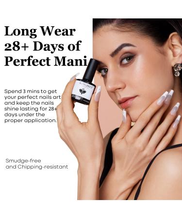 Modelones UV Nail Polish Set - 6 Pink Nude Brown Neutral Colors - Soak Off Gel Nail Design - International Shipping Available - Buy Online on GoSupps.com