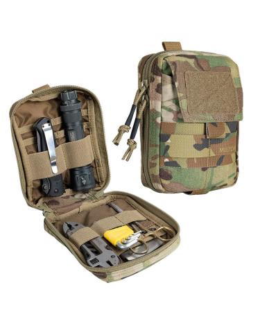 EXCELLENT ELITE SPANKER Molle Admin Pouch Military Utility Tool Pouch EDC Molle Pouchs Gadget Waist Bags Multicam