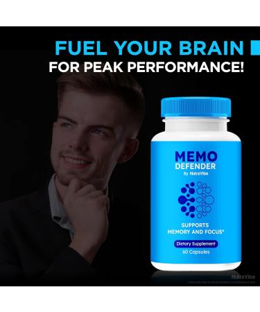 (2 Pack) Memo Defender Pills Unlock Your Full Potential with MemoDefender Formula to Support Memory Focus & Concentration for Overall Health and Function Official MemoDefend (120 Capsules) - Buy Online on GoSupps.com