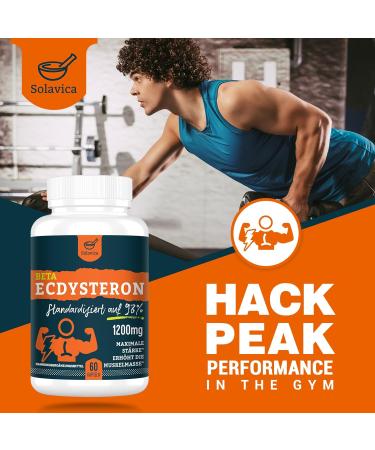 Buy Beta Ecdysterone Supplement 1200 mg - 98% Purity | 240 Capsules (Pack of 4) - Enhance Performance & Muscle Growth - International Shipping Available - Buy Online on GoSupps.com