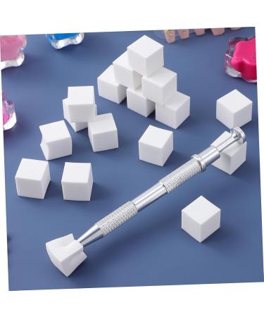 Buy Nail Sponge Claw Brushes Set - Gel Puffs Liner & Manicure Tools | Stainless Setting Powder Puff for Nail Art & Makeup - International Shipping - Buy Online on GoSupps.com