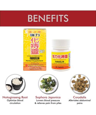 Chu Kiang High Strength Fargelin Tablets - Pack of 6 Bottles | 36 Tablets - Buy Online on GoSupps.com