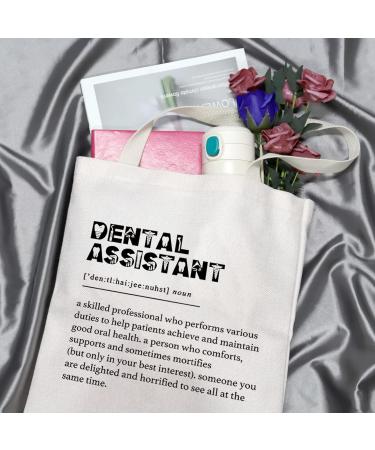 JTOUK Dental Assistant Gift | Ideal Dentist & Hygienist Present | Unique Dental Tote Bag - Buy Online on GoSupps.com