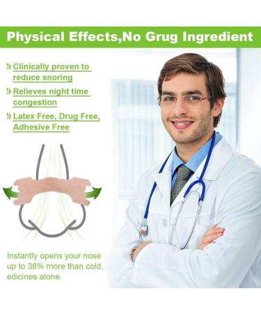 100pcs Tan Nasal Strips - Nighttime Congestion Relief for Improved Sleep and Snoring Relief (50) - Buy Online on GoSupps.com