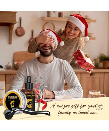 Beard Growth Kit Beard Care Kit for Men with 0.25mm Roller 30ml Beard Growth Oils 30g Beard Balm Scissors Beard Growth Complete Beard Care Kit for Men - Buy Online on GoSupps.com