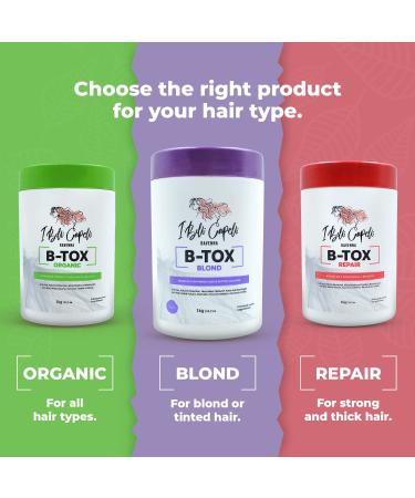 Belli Capelli Kit Ravenna B-tox Blond - Formaldehyde-Free Hair Botox - Anti-Frizz Volume Reduction Smoothing - 2 Pack - Buy Online on GoSupps.com