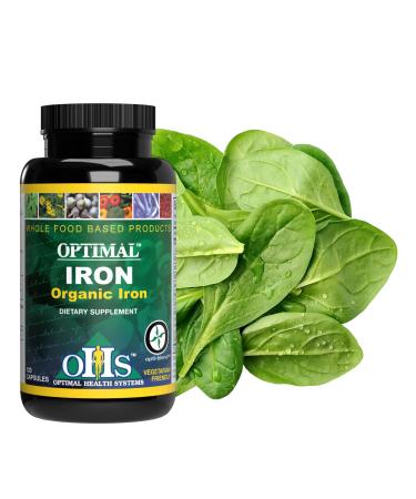 Optimal Health Systems Optimal Iron 120 Capsules. Most Potent Effective and Safe Form of Iron.