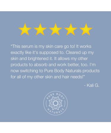 Brilliance C Face Serum by Pure Body Naturals | 1 fl oz (30 ml) - Vitamin C Anti-Aging Skincare - Buy Online on GoSupps.com