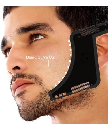 Barte Beard Template & Comb - Perfect Chin Beard Forms for Kids & Adults | International Shipping - Buy Online on GoSupps.com