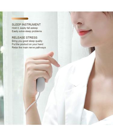 Socobeta Handheld Sleep Device | USB Charging Microcurrent Sleep Aid Instrument (Silver) - Buy Online on GoSupps.com