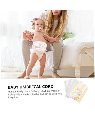 Healeved 4pcs Baby Navel Bellyband Infant Umbilical Cord Protector Hernia Belt Baby Infant Umbilical Belt Umbilical Hernia Belt Infant Baby Abdominal Binder Newborn Cotton Toddler Adhesive - Buy Online on GoSupps.com