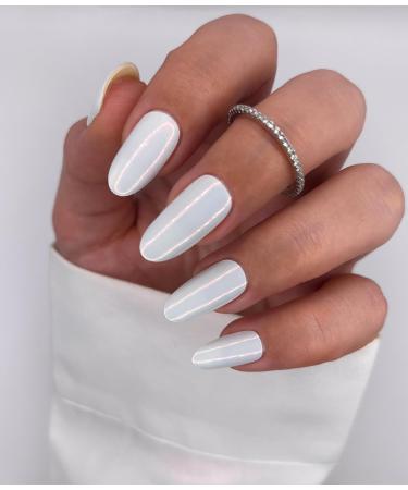 Fairy Nail UV Foils - Self-Adhesive Blue Shimmer Gel Nail Wraps | 16 Pieces Nail Polish Strips for Stunning Manicures - Buy Online on GoSupps.com