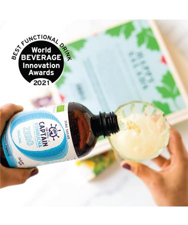Gutsy Captain Kombucha Zero - Zero Calories & Sugar | Raw Vegan Bio Kombucha Tea | 12 x 400ml Mix Box - Unpasteurized Living Cultures - Buy Online on GoSupps.com