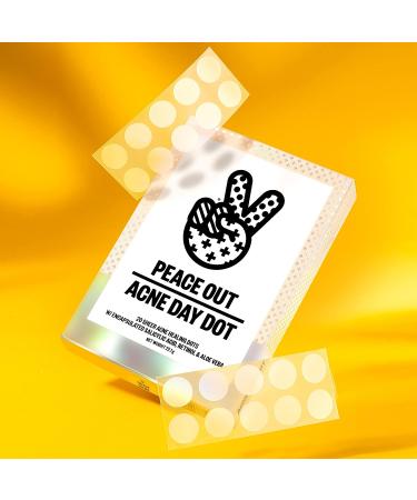 PEACE OUT Acne Day Dot | 6-Hour Fast-Acting Pimple Patch with Salicylic Acid | Clear Breakouts & Blemishes in Hours (20 Dots) - Buy Online on GoSupps.com