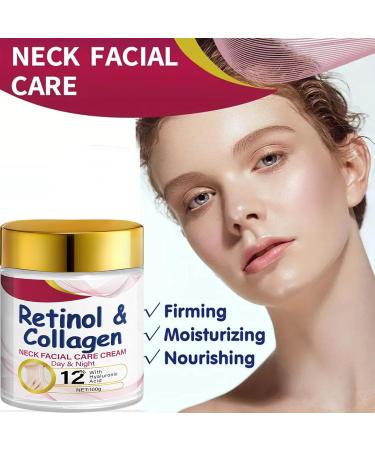 Retinol Face Cream with Hyaluronic Acid Neck Firming Serum Moisturizer Retinol & Collagen Neck Facial Care Cream Day & Night Anti Wrinkle Moisturizer for All Skin Types 3.52 Fl Oz - Buy Online on GoSupps.com