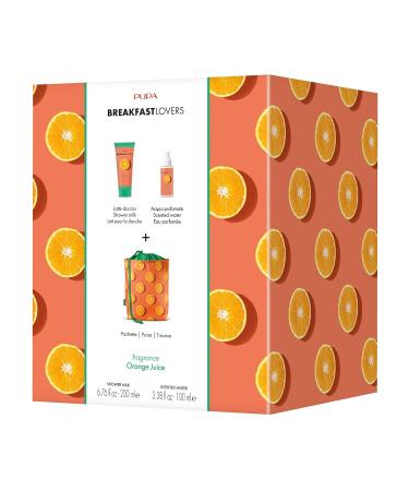Pupa Milano Breakfast Lovers Set | Hydrating Body Wash & Scented Water Gift Set - 3 PC Orange Juice Skin Care Essentials - Buy Online on GoSupps.com