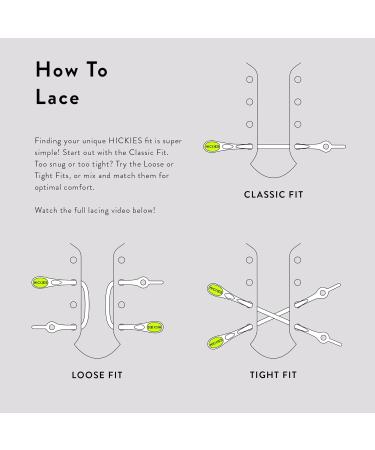 HICKIES 2.0 Elastic Tie-Free Shoelaces - Translucent No Ties Needed Perfect for All Shoes International Shipping Available - Buy Online on GoSupps.com