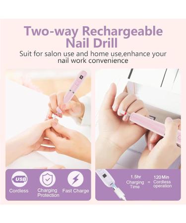 Nail Cutter for Gel Nails Wireless - 12 in 1 Electric Nail File Manicure - 20000 rpm 5 Gear Electric Nail Drill for Natural Nails Acrylic Nails Nail Shapes Removal of Calluses YA03-002 - Buy Online on GoSupps.com