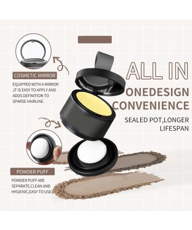 Root Touch Up Light Blonde Hairline Powder Hairline Powder blonde Natural Cover Grey Hair & Sweatproof Hairline Shadow Powder for Women & Men Hair Cover Up Powder with Mirror Hair Loss Concealer - Buy Online on GoSupps.com