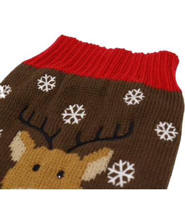 Buy Hrttsy Christmas Dog Sweater | Warm Winter Clothes for Small & Large Dogs | Cozy Pullover for Pets - Buy Online on GoSupps.com