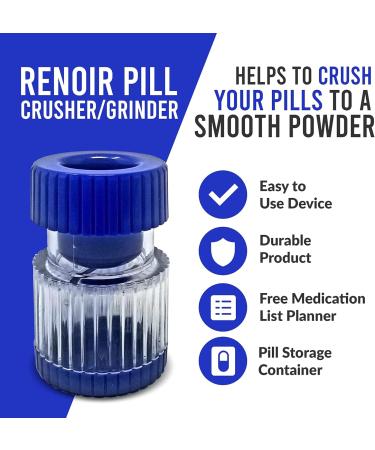 Buy Renoir Pill Crusher/Grinder for Effortless Medication Management | International Shipping Available - Buy Online on GoSupps.com