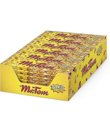 Mr Tom Peanut Bar 72 X 40g - Surprisingly Light Crisp & Easy To Eat Boxed Treatz - Buy Online on GoSupps.com