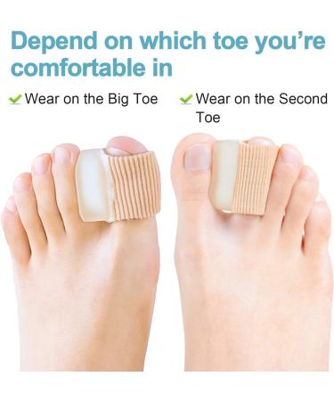 Povihome 6 Pack Gel Toe Separator Set for Bunion Corrector and Pain Relief - Soft Silicone Spacers for Overlapping Toes and Hallux Alignment - Buy Online on GoSupps.com