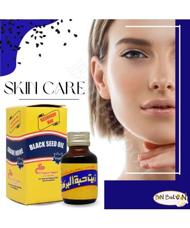 Egyptian Black Seed Oil Nigella Kalonji Black Cumin Habbatus Sauda Blackseed Sunnah Pure Cold Pressed Natural Raw Egypt Herbal Herbs ( 1 Pack 1.05 oz / 30 ml )  - Buy Online on GoSupps.com